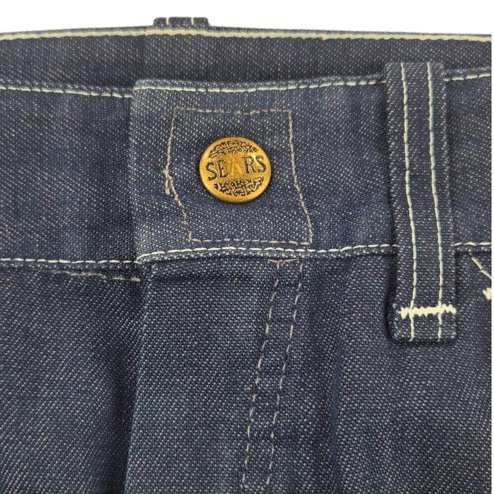 Sears | Vintage, Lightweight Denim Carpenter Jeans | 28 waist - Picture 3 of 5